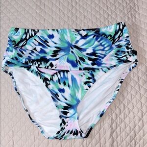 Tommy Bahama Island Cays Monarch high waist bikini Bottom - small - NWOT